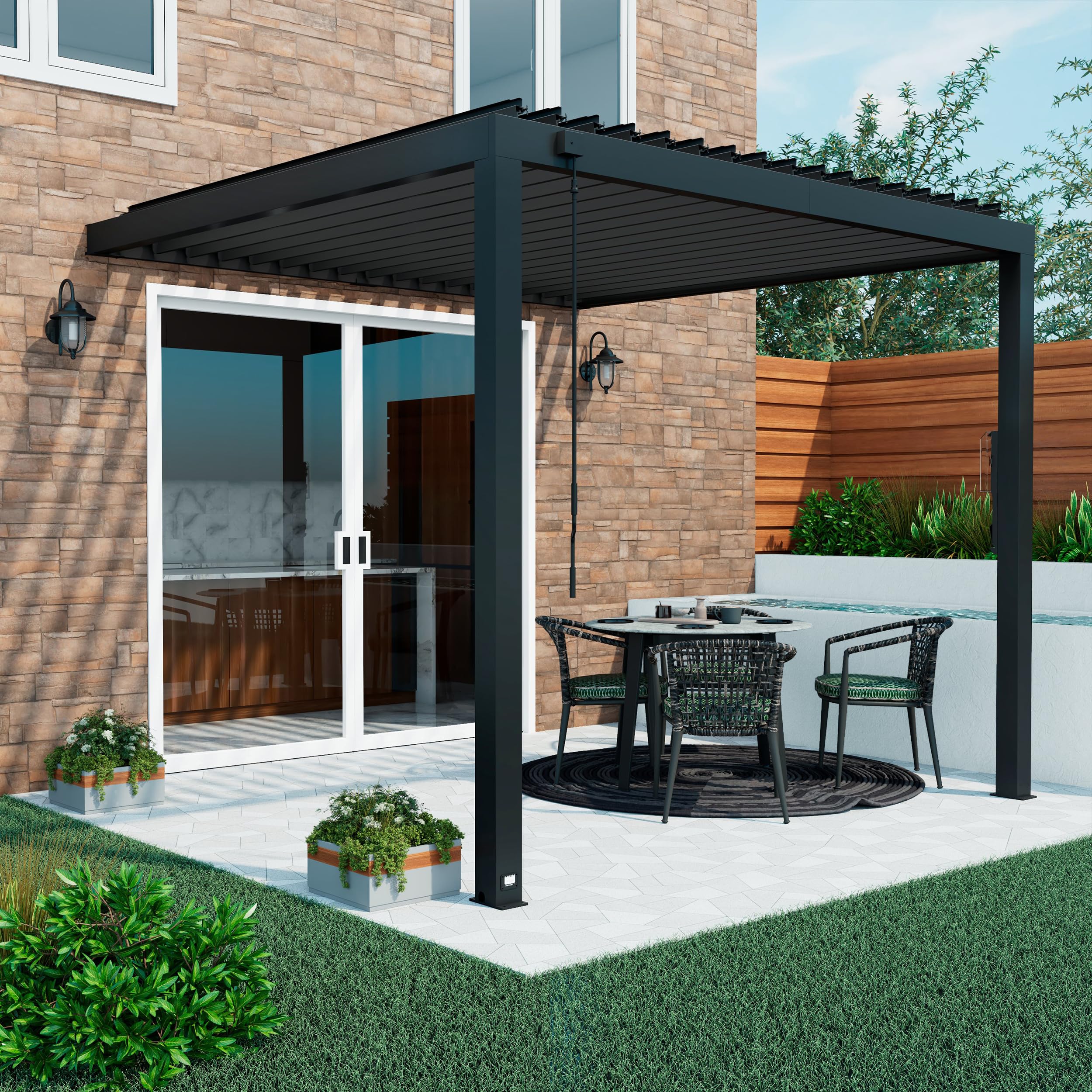Amazon.com: Backyard Discovery Evanston 10'x10' Galvanized Steel